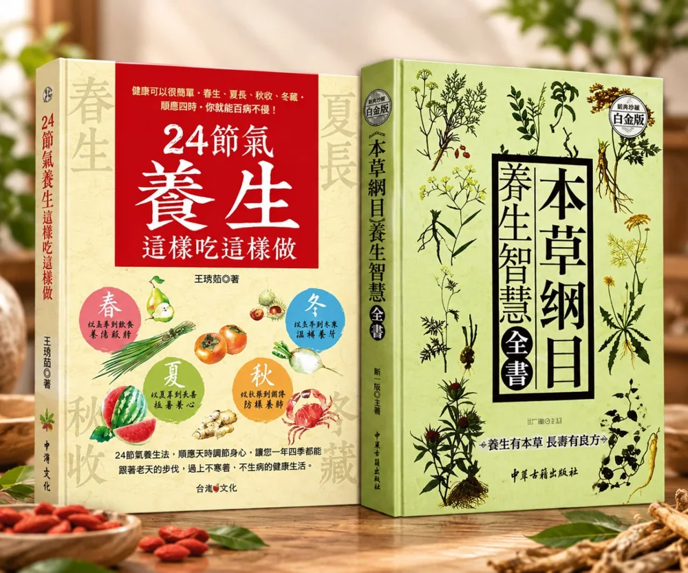 24 節氣養生與本草綱目養生好書